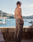 Enya Zebra-Print Trousers|AZURIERA