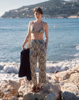 Enya Zebra-Print Trousers|AZURIERA
