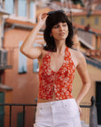 Azalea Silk Top - AZURIERA