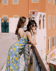 Citrine Silk Dress|AZURIERA