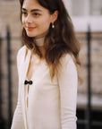 Claudie White Knitted Dress|AZURIERA