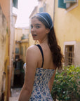 Doreen Floral Silk Dress|AZURIERA