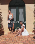 Women's Summer White Dress|Azuriera