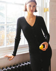 Women's Clothing Ambre Wool Maxi Dress|AZURIERA