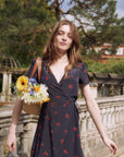 Béatrice Silk Dress - AZURIERA