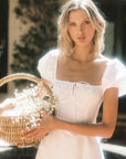 Women's Summer White Dress|Azuriera