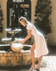 Women's Summer White Dress|Azuriera