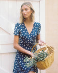Women's Daisy Silk Summer Dress|Azuriera