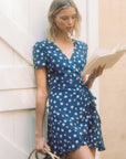 Women's Daisy Silk Summer Dress|Azuriera