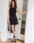 AZURIERA Joie Knit Dress – Sleeveless Wool Cashmere Blend Mini Dress