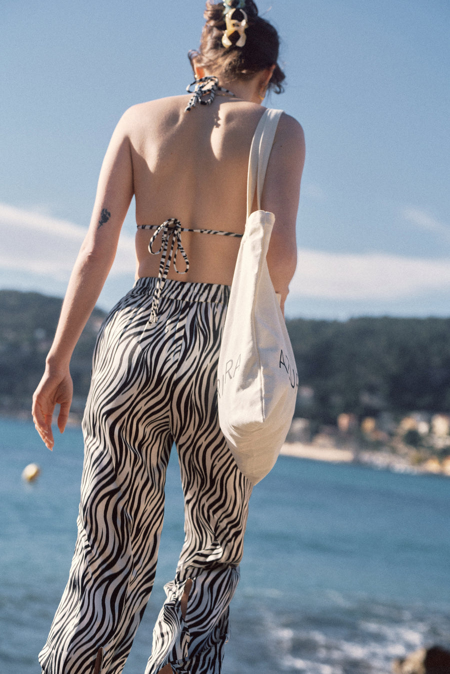 Enya Zebra-Print Trousers｜AZURIERA