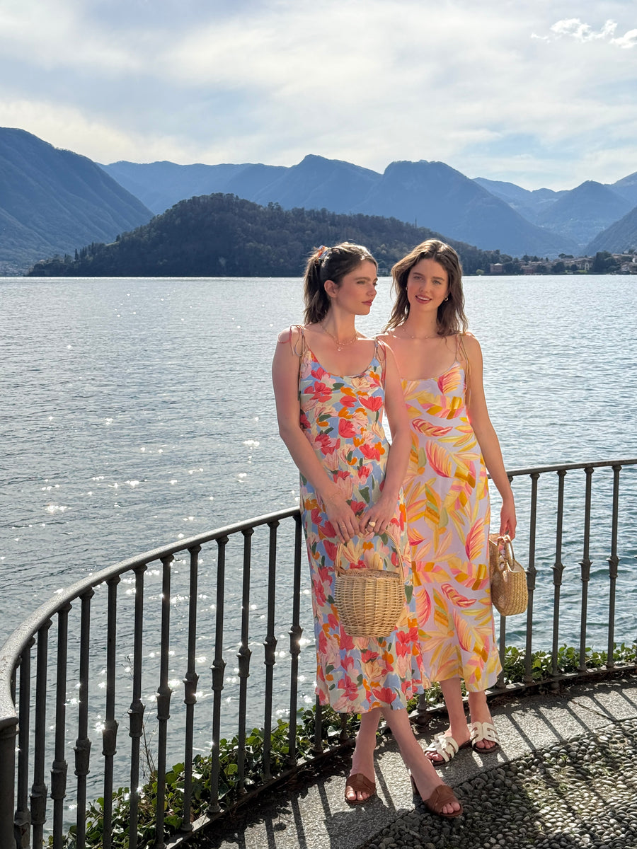 silk watercolor dress Julia Silk Dress