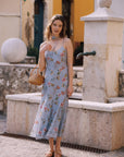 Adelaide Silk Maxi Dress｜AZURIERA