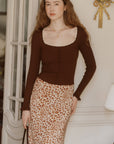 Faye Silk Skirt